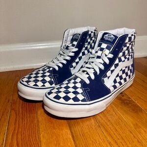 Vans Sk8-Hi 'Checkerboard - Navy’